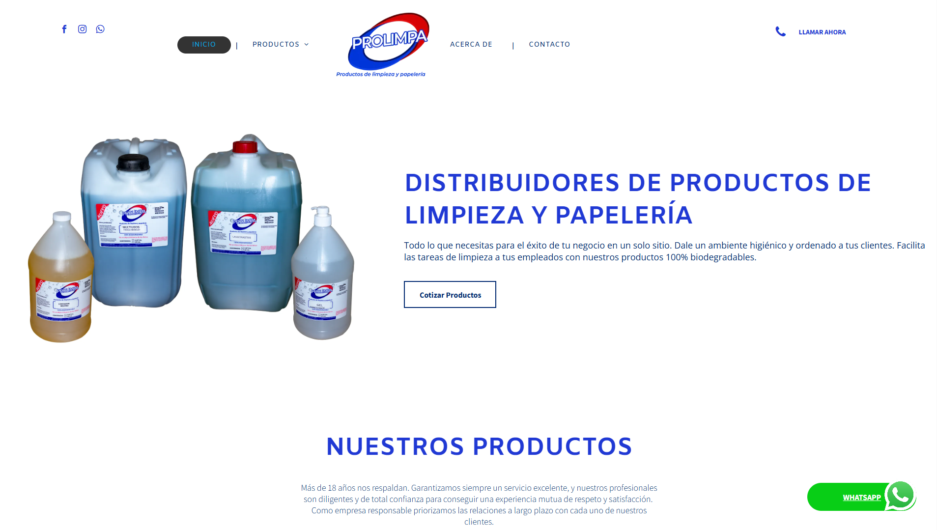 Prolimpa: Catálogo Digital que Genera Pedidos Industriales